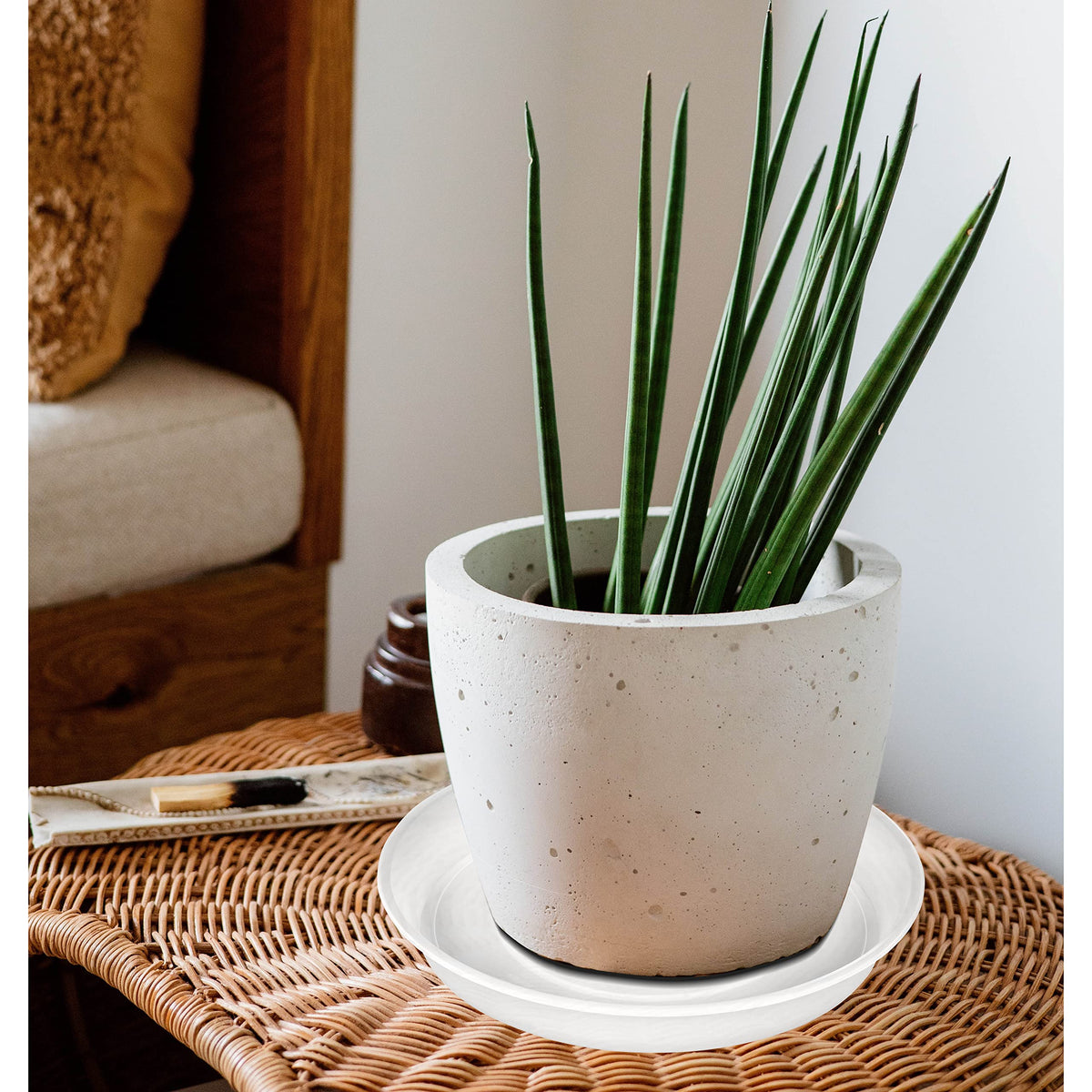 Bleuhome versatile indoor outdoor saucer for any pot in any location