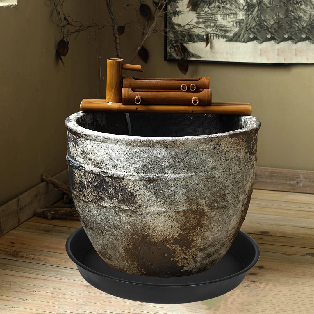Bleuhome plant saucer used indoors or outdoors for versatility