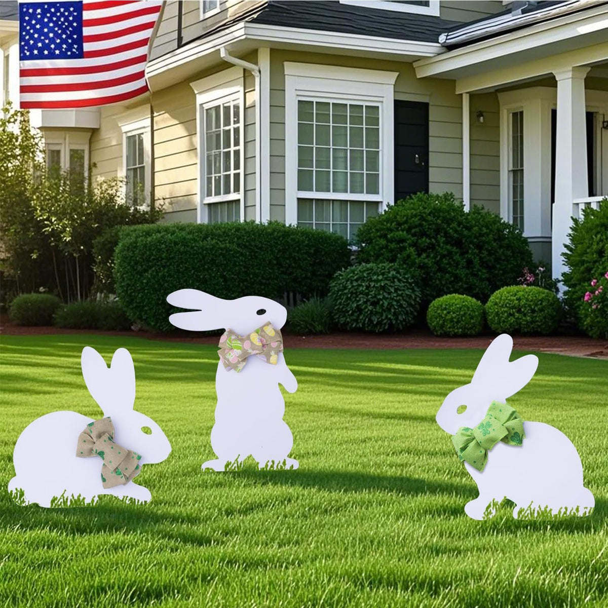 Blevla Easter Bunny yard signs ideal for gifting neighbors or family.