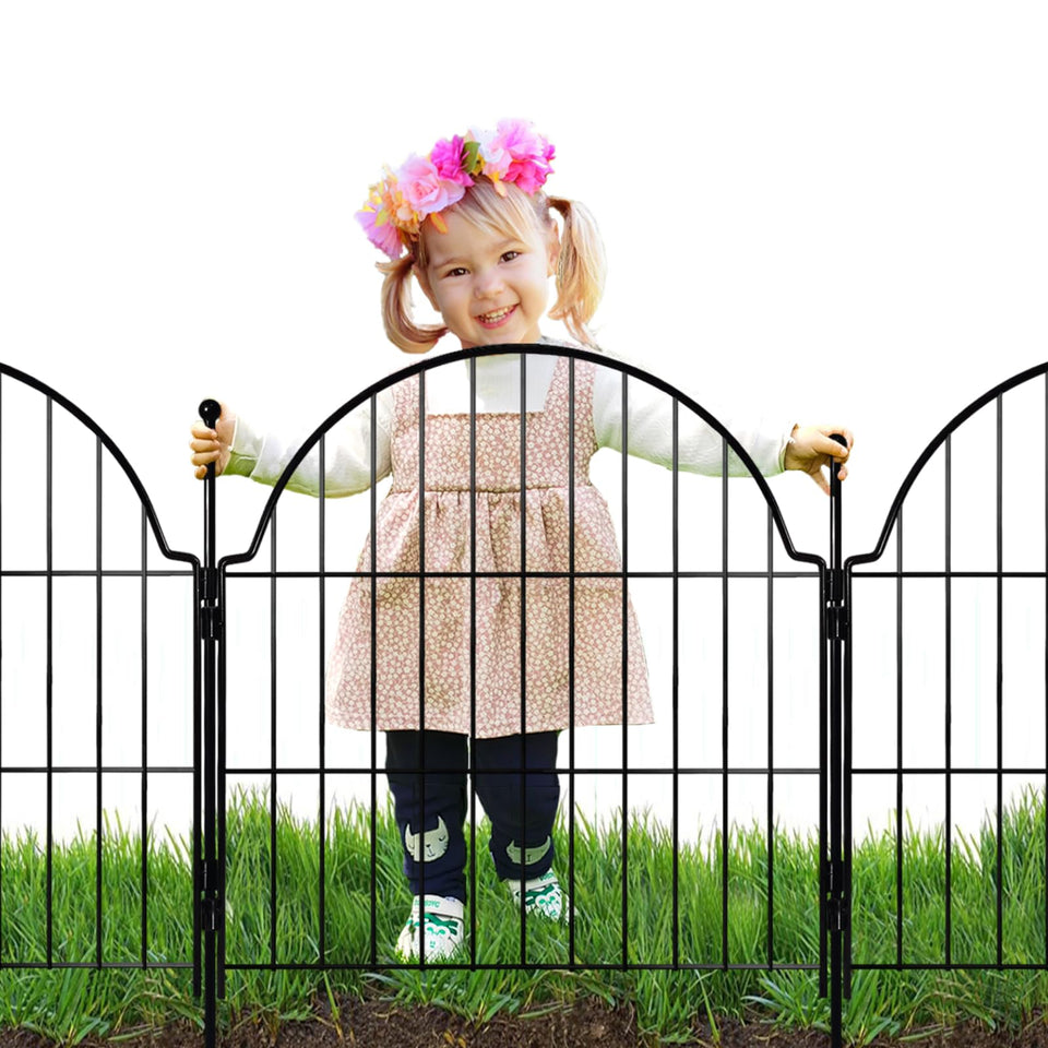Blingluck 6-panel fence assembly creates a durable, easy-to-install pet boundary for your yard.