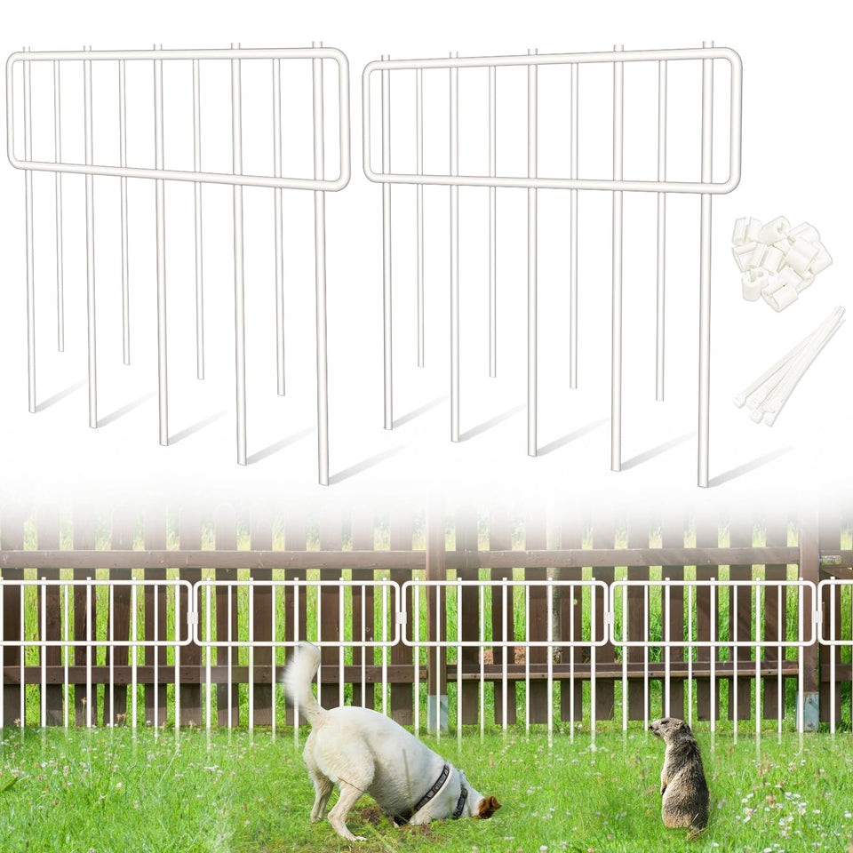 Blingluck Animal Barrier Fence with a 1.26-inch gap for secure yard boundaries.