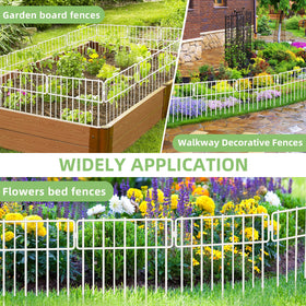 Blingluck decorative garden border protects plants and small animals.