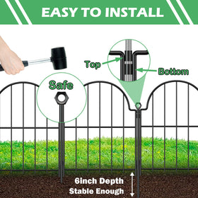 Blingluck fence with 1.9 inch gaps enables controlled access around beds.