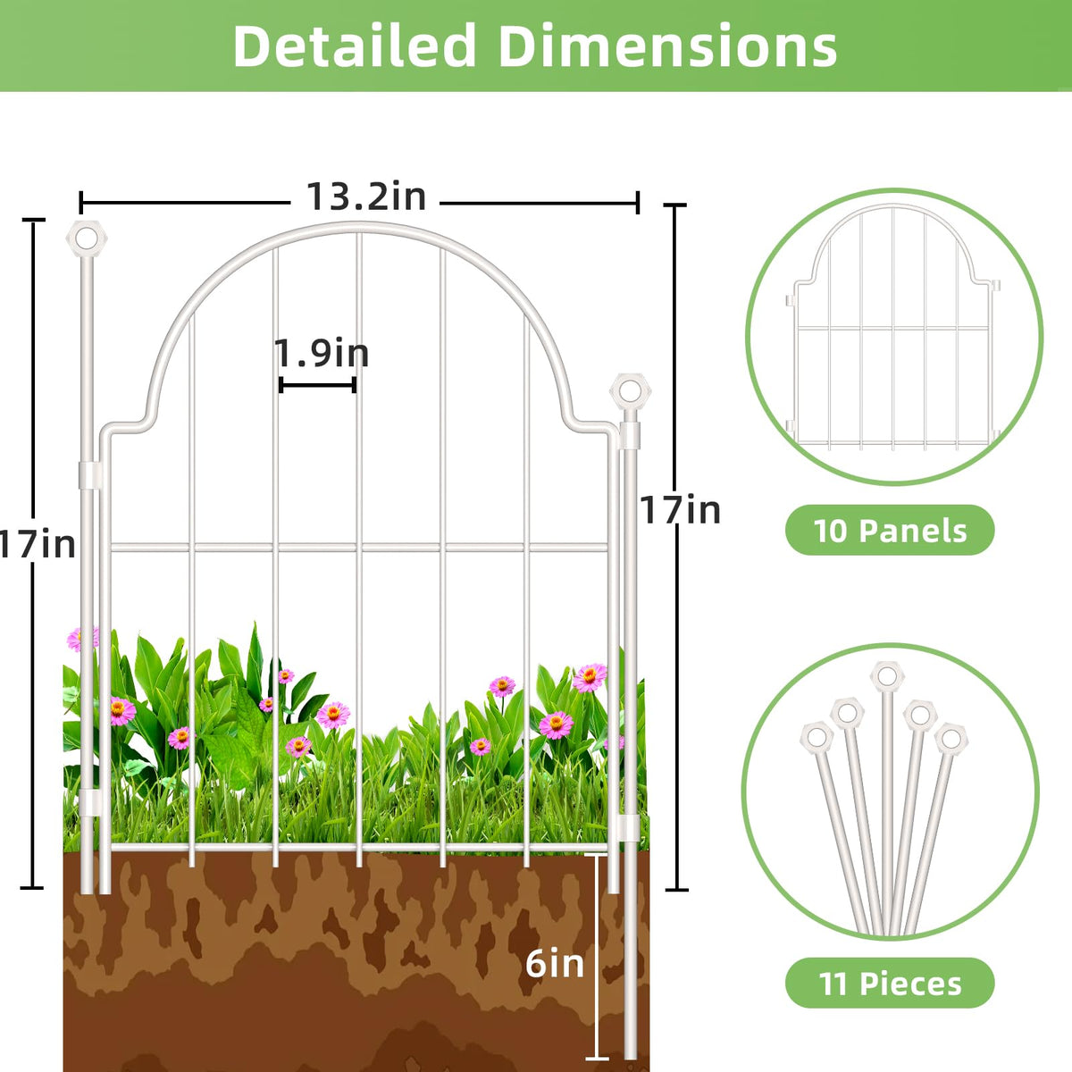 Blingluck ground stake system enables quick, tool-free installation.