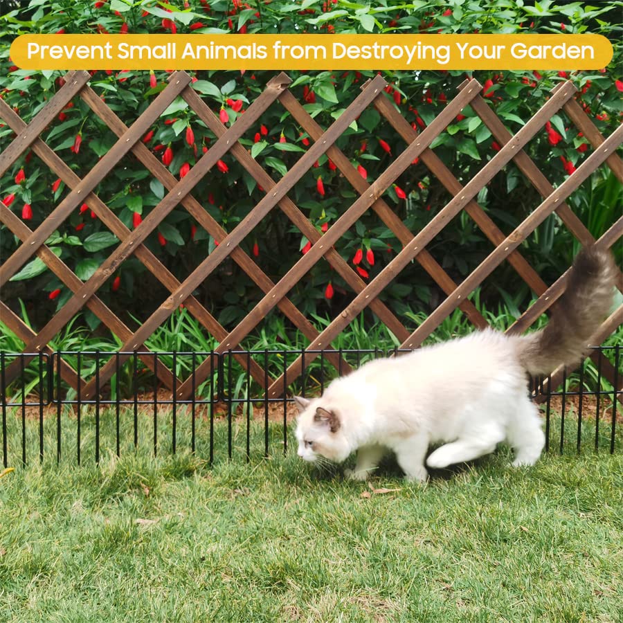 Durable outdoor fencing supports landscape edges without digging.