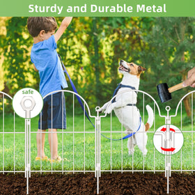 Blingluck animal barrier fence helps keep pets out of borders.