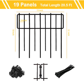 Snaps included with the Blingluck fence enable quick attachments.