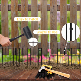 Upgraded gap 1.26 inches reduces escape routes for rabbits and small animals.