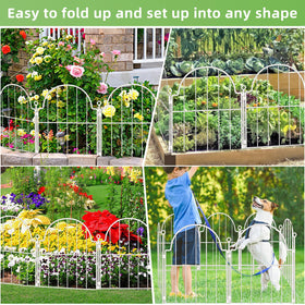 Blingluck arched edging guides flower beds with style.