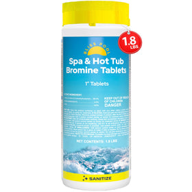 Bliss Spa bromine tabs packaging shown for convenient spa sanitation.
