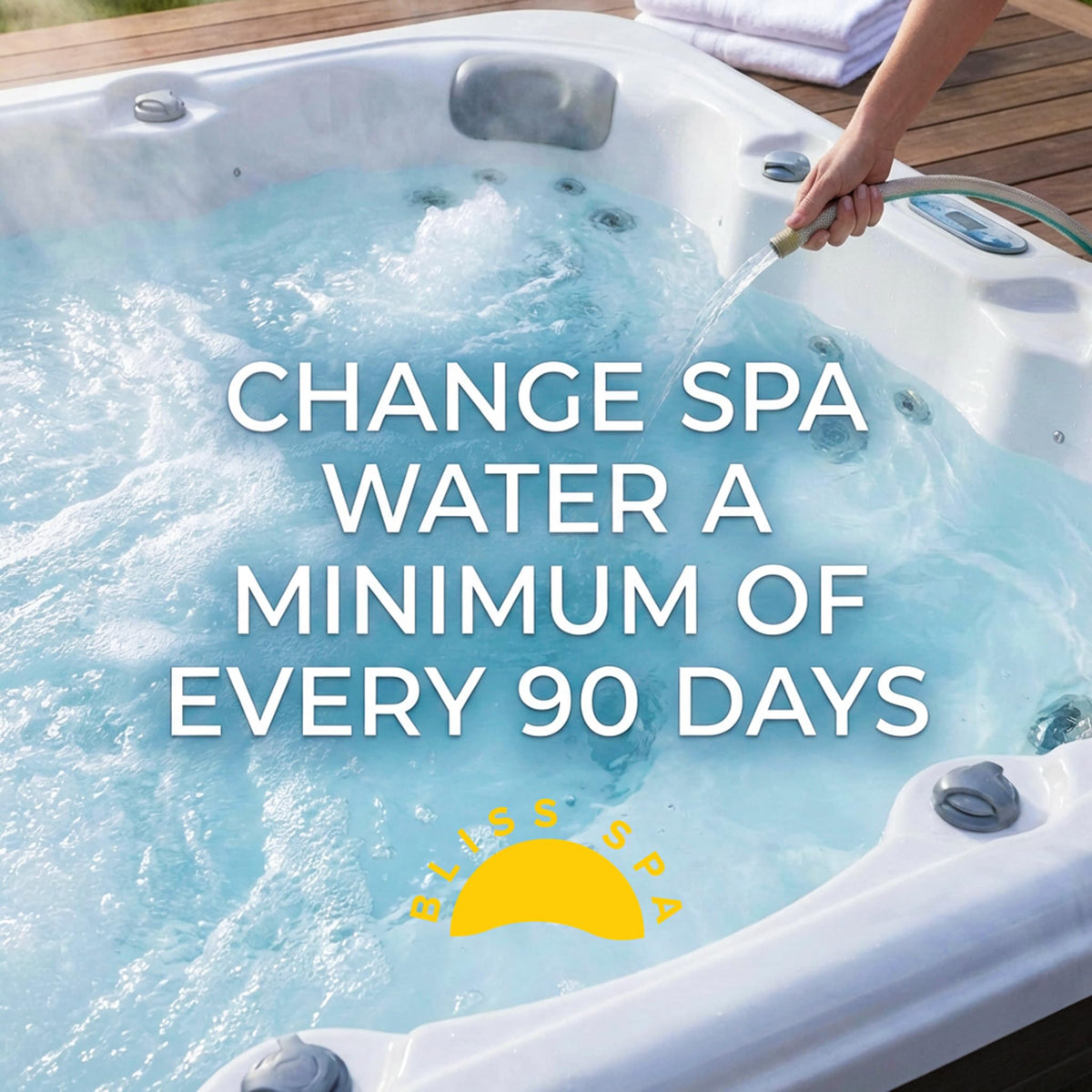 Bliss Spa bromine tabs designed for hot tubs and swim spas.