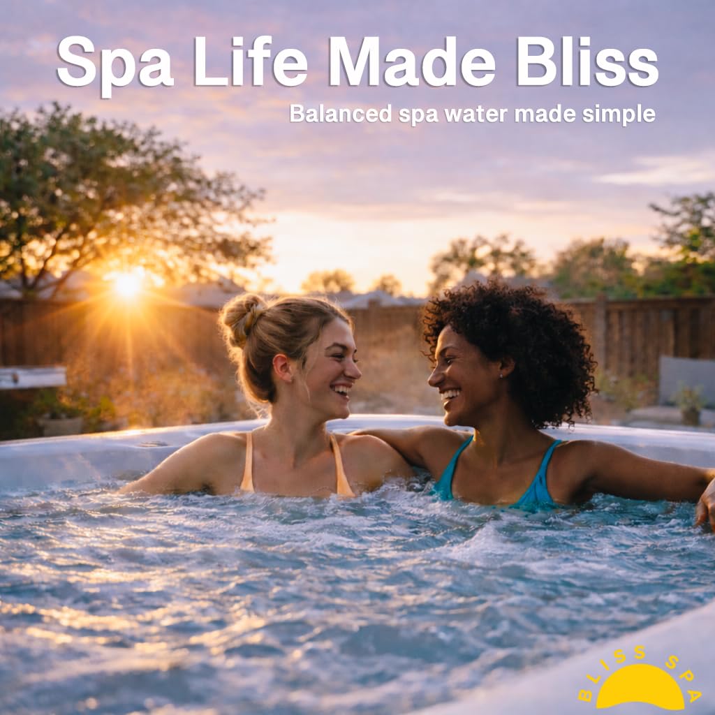 Bliss Spa bromine tabs refreshing spa water with cleaner feel.