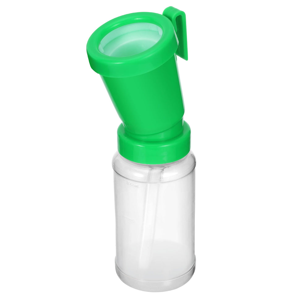 Blisstime Teat Dip Cup green front view with compact two-chamber design for easy teat dipping