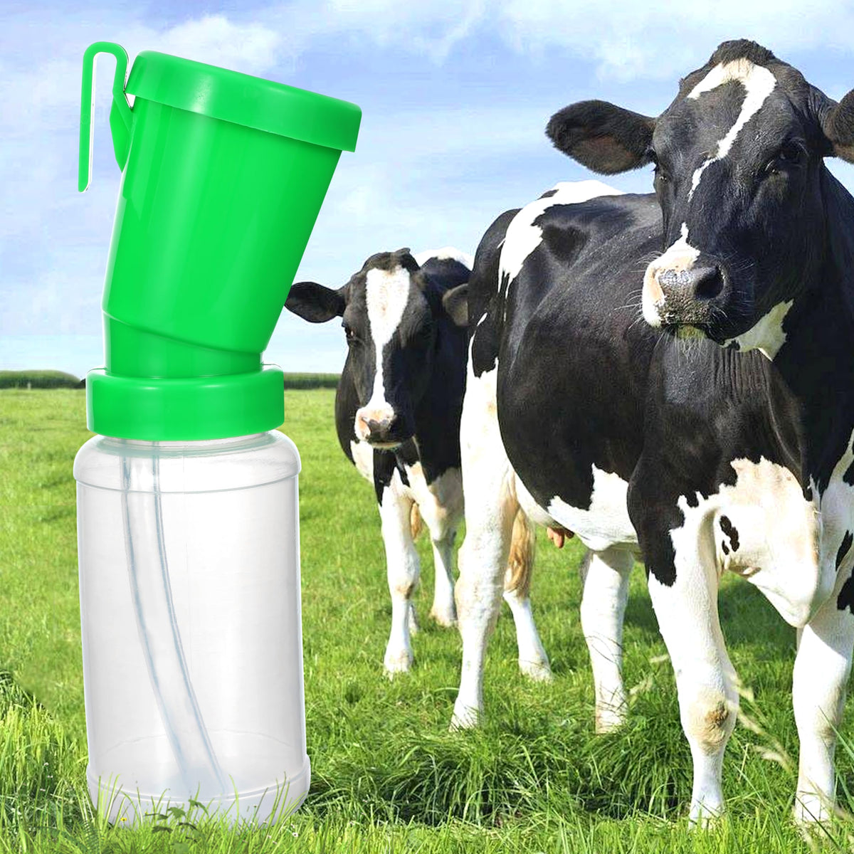 Blisstime Teat Dip Cup green refillable cap enables reuse after each dip