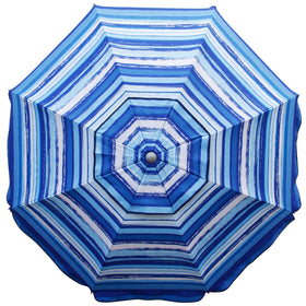 Blissun umbrella air vent top improves wind stability during use.