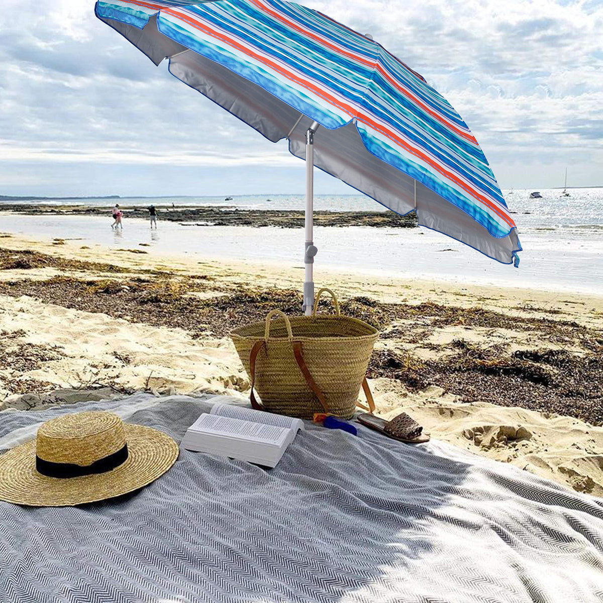 Blissun air vent improves wind tolerance for steadier shade.