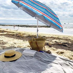 Blissun air vent improves wind tolerance for steadier shade.