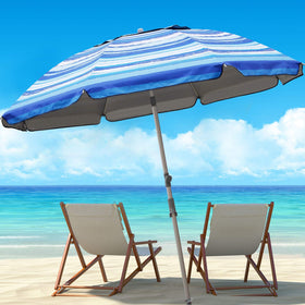 Blissun aluminum top pole provides durable support for the canopy.