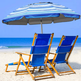 Blissun UPF 50+ fabric blocks UV while you relax by the sea.