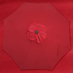 Blissun 9ft umbrella 8 sturdy ribs provide strong support.