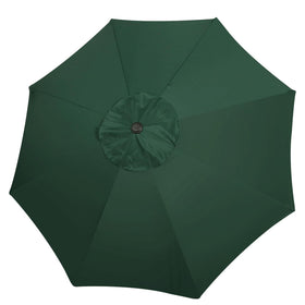 Blissun 9ft umbrella canopy for outdoor shade, compatible with 8-rib frames, easy replacement.