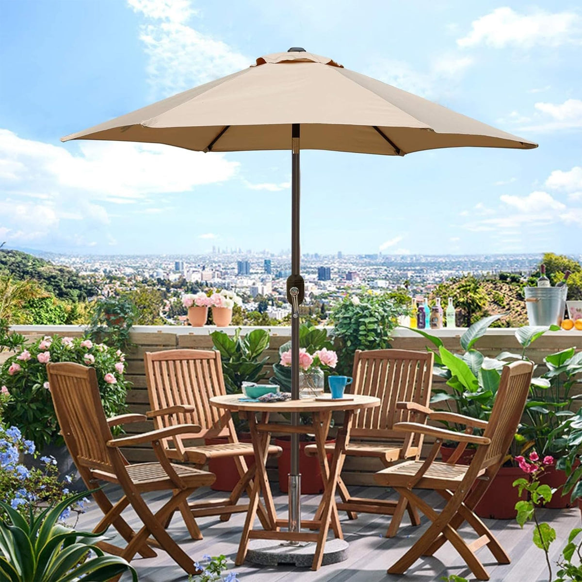 Blissun air-vented canopy top promotes airflow to cool outdoor spaces