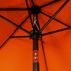 Blissun air-vented canopy improves airflow on sunny days.