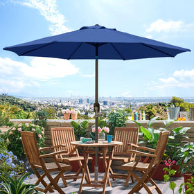 Blissun sturdy aluminum frame with iron pole resists rust while supporting fabric