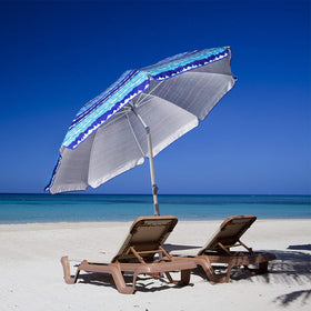 Blissun UPF fabric shields you from intense sunlight.