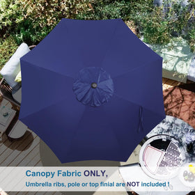 Blissun canopy only suitable for 9ft 8-rib frames in navy