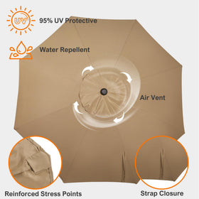 Blissun canopy-only replacement designed for easy swaps.