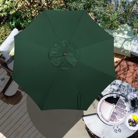 Blissun canopy-only replacement for existing 9ft umbrella with 8 ribs.
