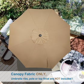 Blissun 8-rib umbrella compatibility confirmation for fit.