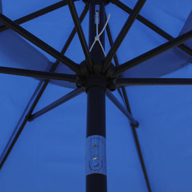 Blissun crank open mechanism enables quick setup and adjustable shading