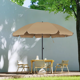 Blissun outdoor dining setup provides shade for decks and beach gatherings