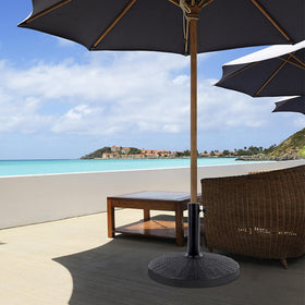Blissun outdoor-use base ideal for patios and commercial areas.