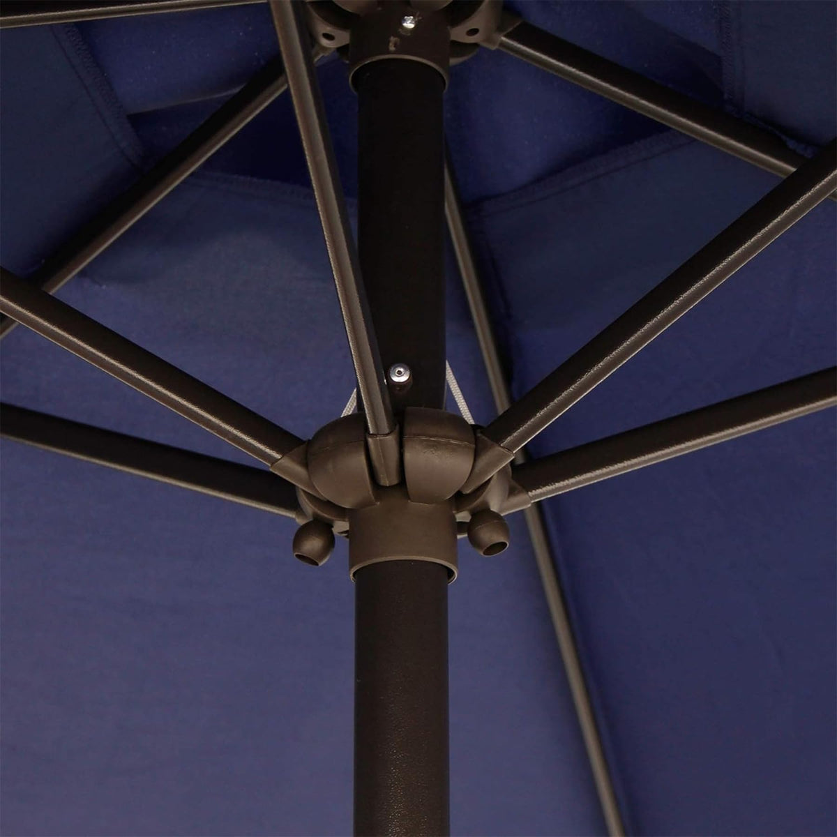 Blissun push-button tilt closeup for adjustable shading angles