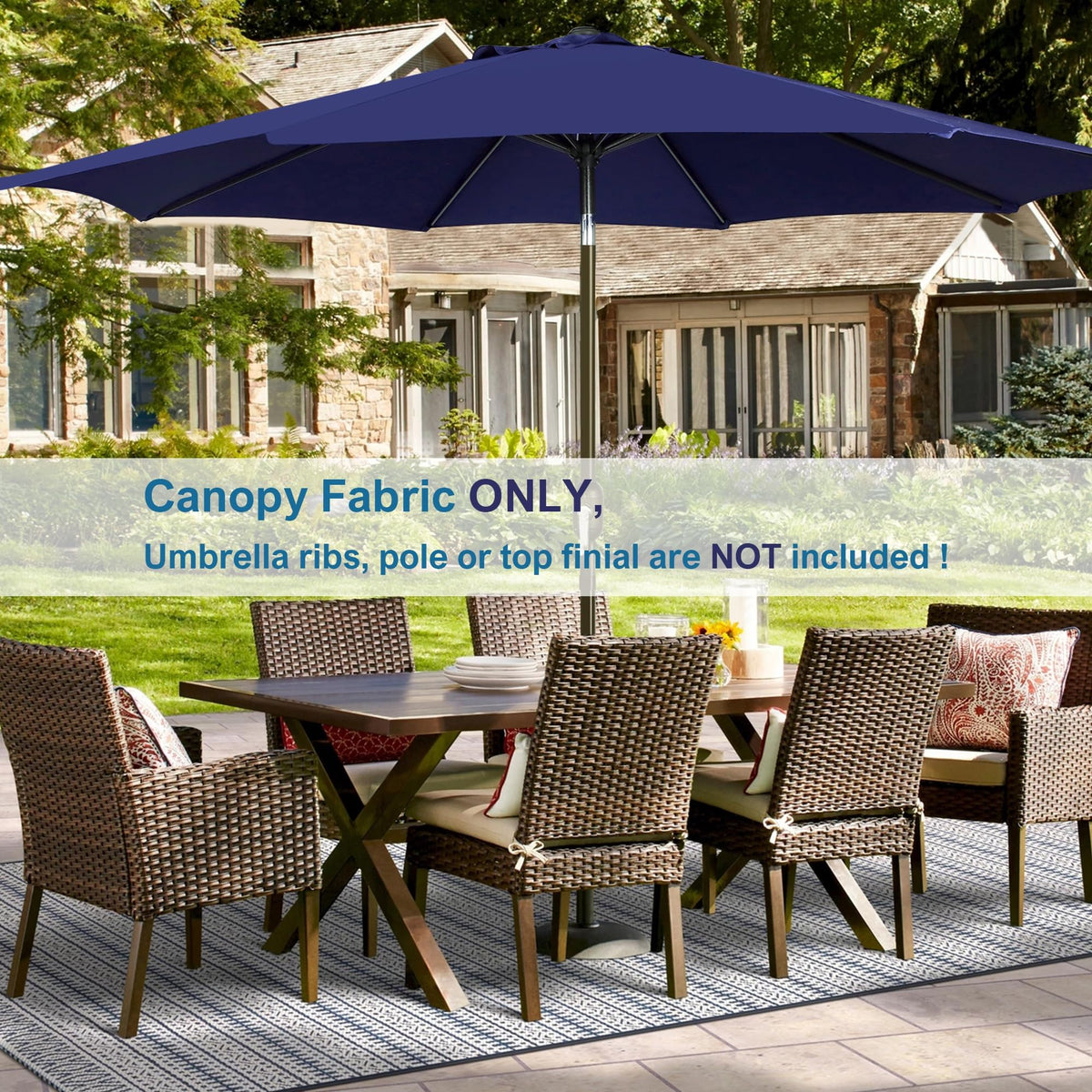 Blissun strap closure keeps canopy compact for storage