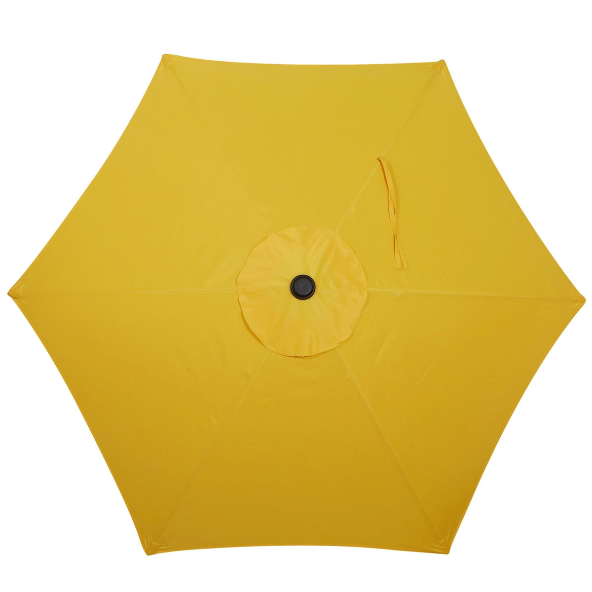 Blissun canopy open creates a 7.5 ft diameter shade area.