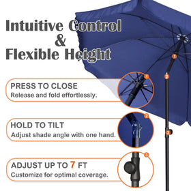 Blissun UPF50+ canopy blocks sun while staying waterproof and easy to clean.