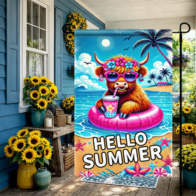 BlissYard double-sided garden flag ensures visibility from both sides
