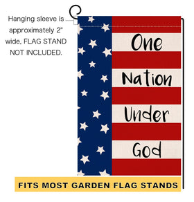 BLKWHT flag in sunlit yard, perfect porch accent