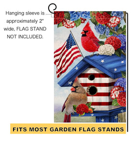 BLKWHT Outdoor Burlap Flag elevates deck, patio, and garden displays.
