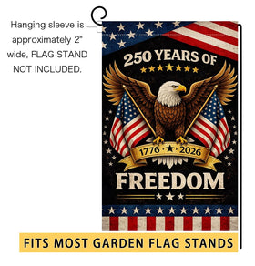 BLKWHT flag displayed on an outdoor porch for garden decor