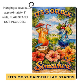 BLKWHT outdoor flag on patio or deck, adding seasonal charm outdoors.