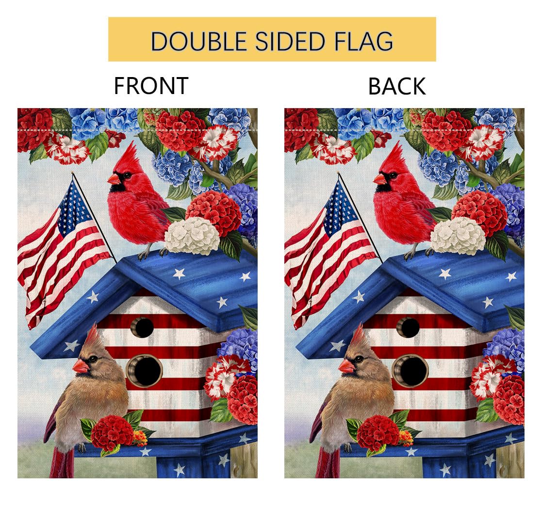 BLKWHT Red Blue Floral Motif Flag enhances yard with festive color.