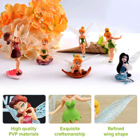 BLLREMIPSUR resin fairy figurine adds whimsy to planters and centerpieces