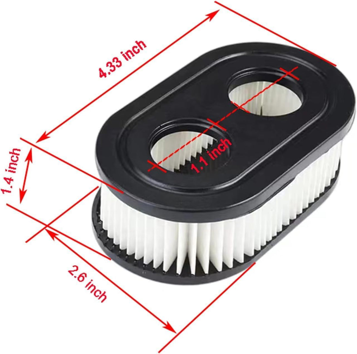 BLOLACDZ air cleaner cartridge 798452 fits Troy-Bilt and similar mowers for cleaner intake.
