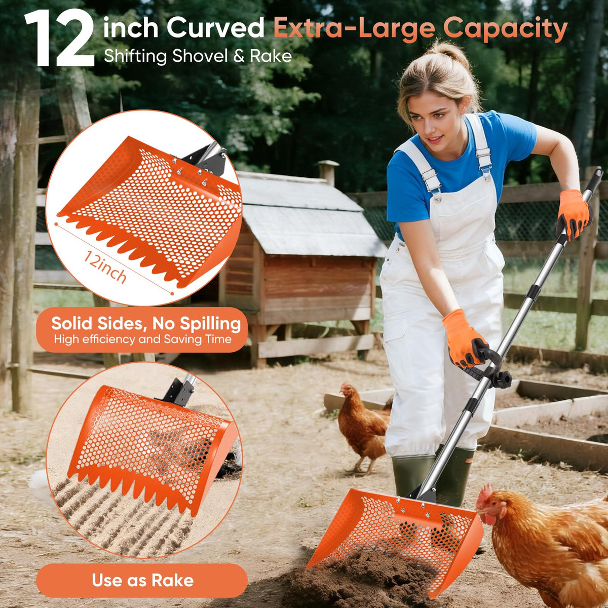 Bloksin adjustable-height handle shows ergonomic cleaning at different heights.
