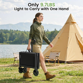 Blomoba collapsible wagon 100L storage ideal for camping gear